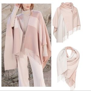 soia & kyo woven scarf with fringe NWT